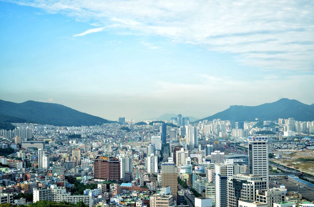 Busan from above