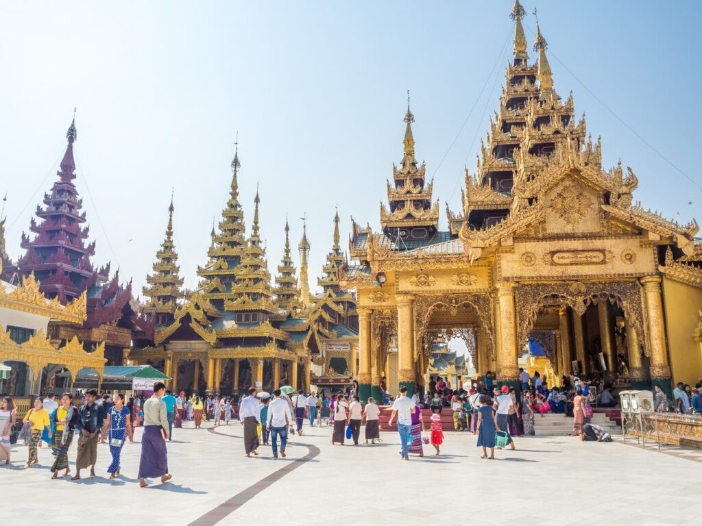 Shwedagon Pagoda, Yangon, Myanmar