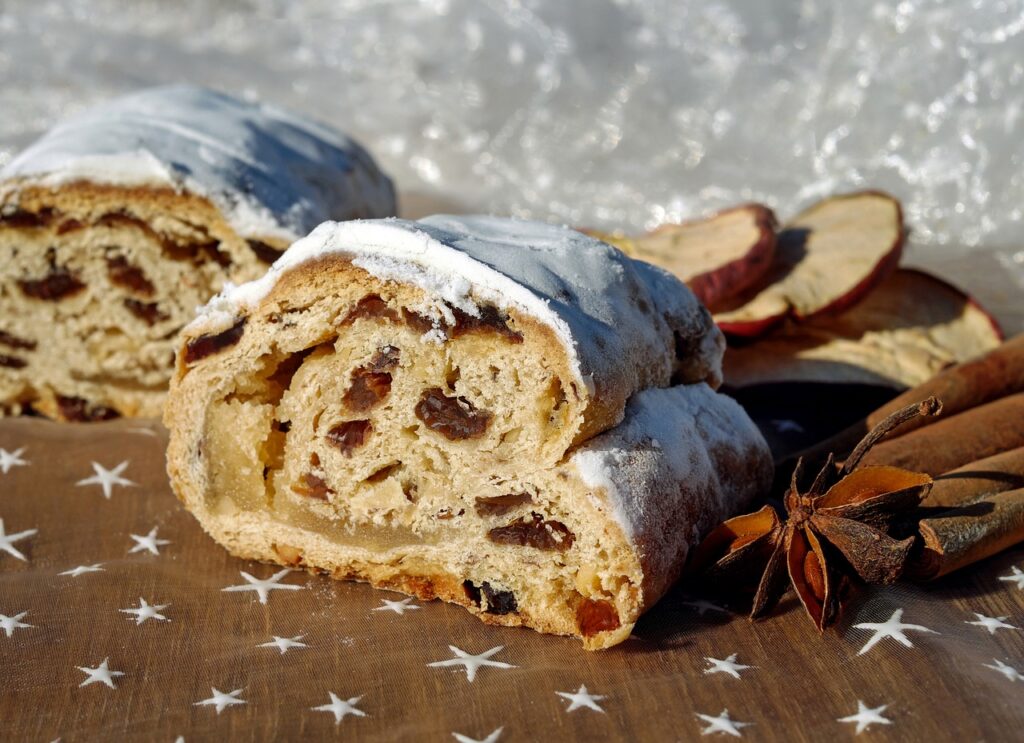 Stollen, Germany. Gourmet Food Europe