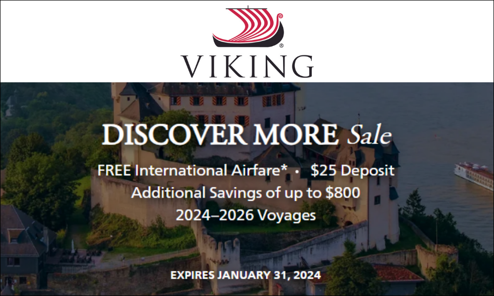 Viking - Discover More Sale - Jan 2024