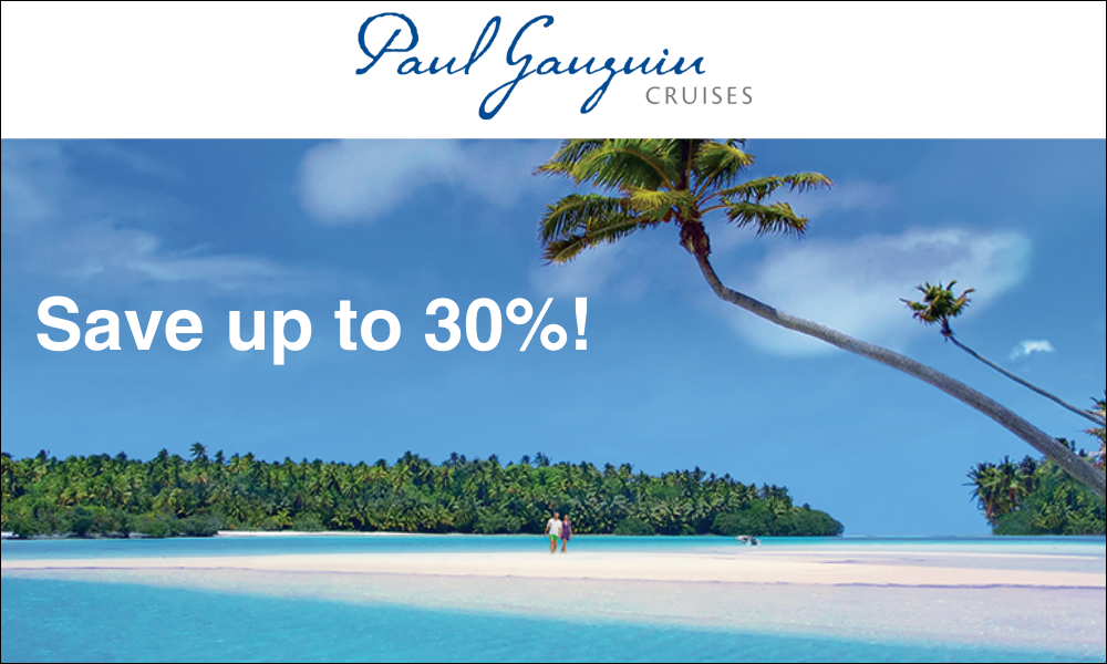 Paul Gauguin Cruises - 30 off