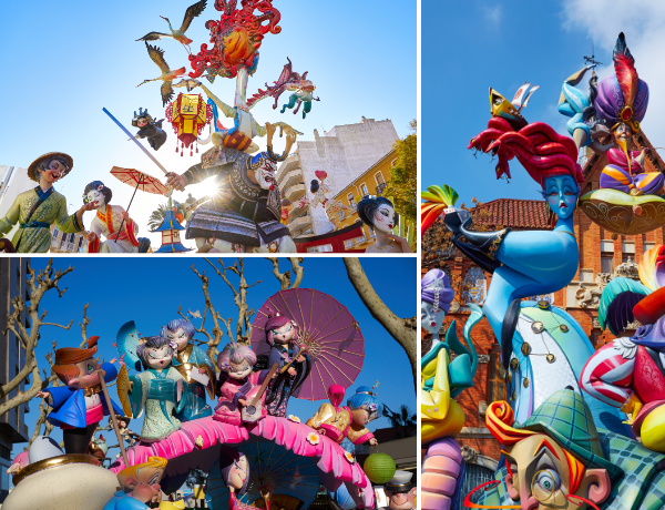 The Valencia Fallas Festival in Spain