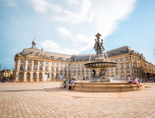 Bordeaux City in France