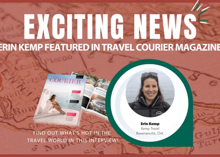 Erin Kemp Featured in Travel Courier Magazine