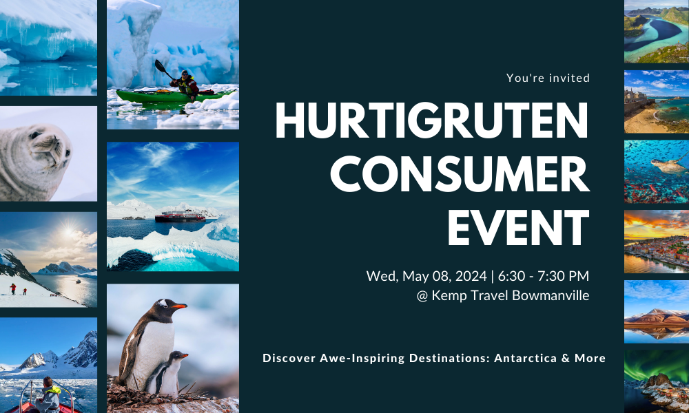 Hurtigruten Consumer Event 2024 - EMail Banner - Antarctica Focus